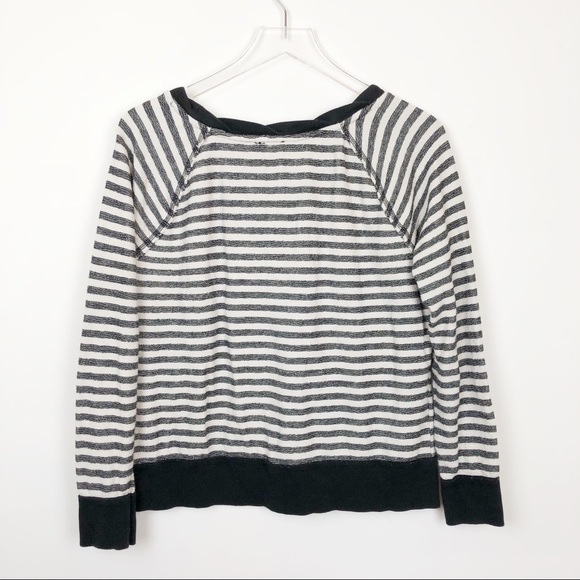Nordstrom Andrea Jovine Stripe CrewNeck Sweatshirt - Picture 5 of 5